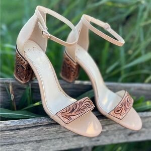 HAND TOOLED HEELS